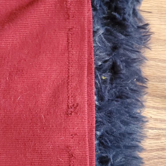 Long Red Ribbed Dress - Picture 6 of 6